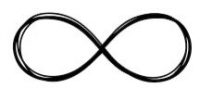 Unendlichkeitszeichen schwarz